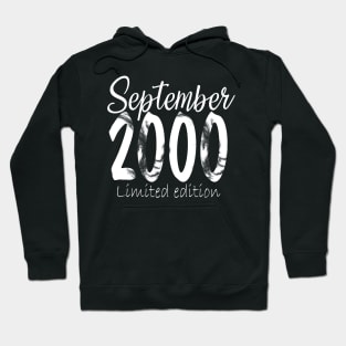 September 2000 Tee 20 Year Old Shirt 2000 20th Birthday Gift T-Shirt Hoodie